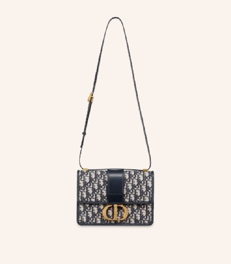 Tas Dior 30 Montaigne Bag Dior Oblique Jacquard