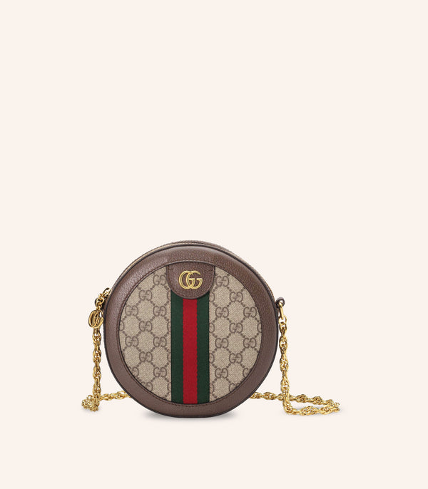 Tas Gucci Ophidia GG Round Shoulder Bag Mini