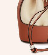 Tas Loewe Small Balloon Bag in Canvas and Calfskin