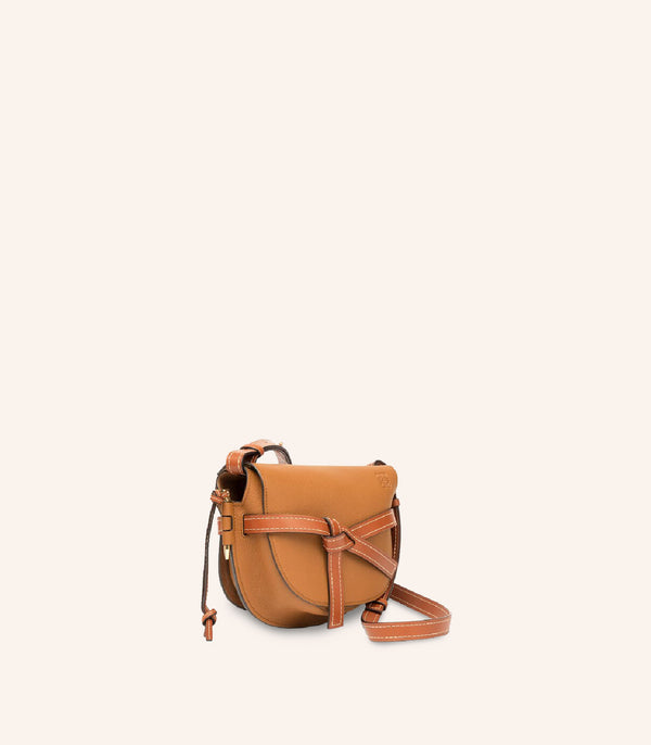 Tas Loewe Small Gate Bag Grained Calfskin