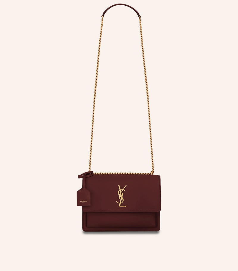 Tas YSL Saint Laurent Sunset Medium Bag In Smooth Leather